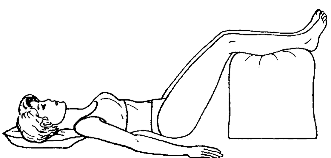 Excelente postura para aliviar el dolor lumbar.